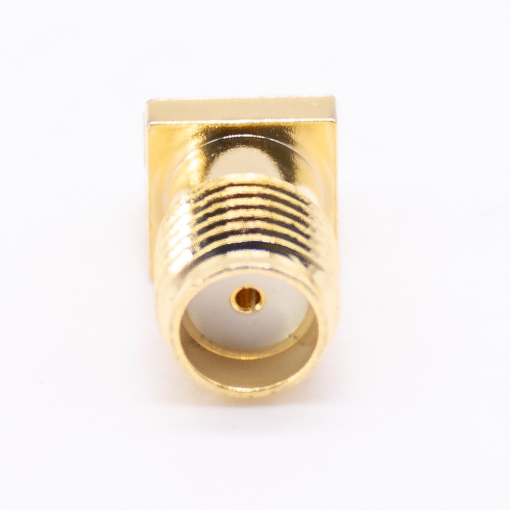 Elecbee RF Coaxial connector Standard SMA Jack Straight Solder Type for PCB mount