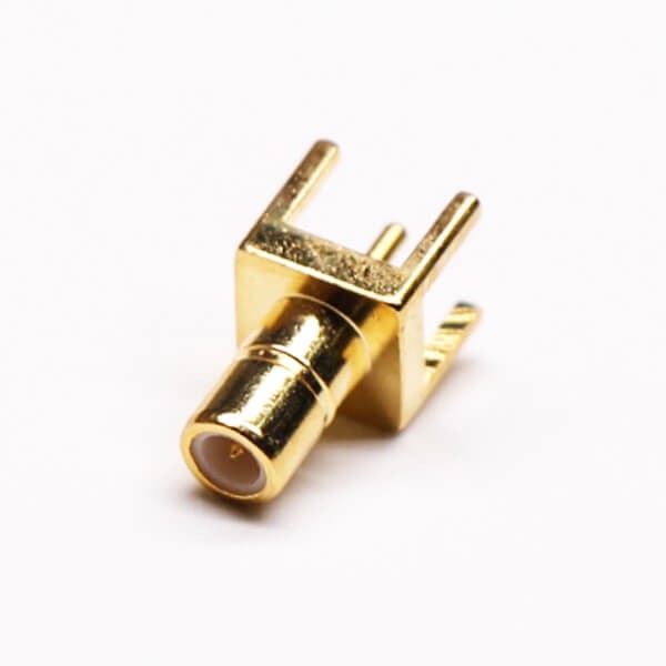 Elecbee 20pcs SMB PCB Connector Straight 180 Degree Female Through Hole