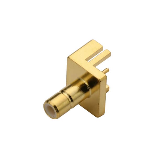 Elecbee 20pcs SMB RF Coax Female Straight Gold Plated for Edge Mount