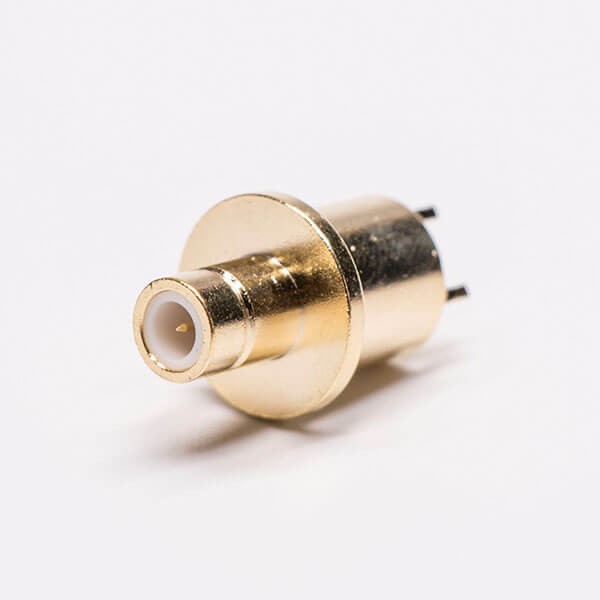 Elecbee 20pcs Smb Straight Connector Gold Plated Female Connector for PCB mount