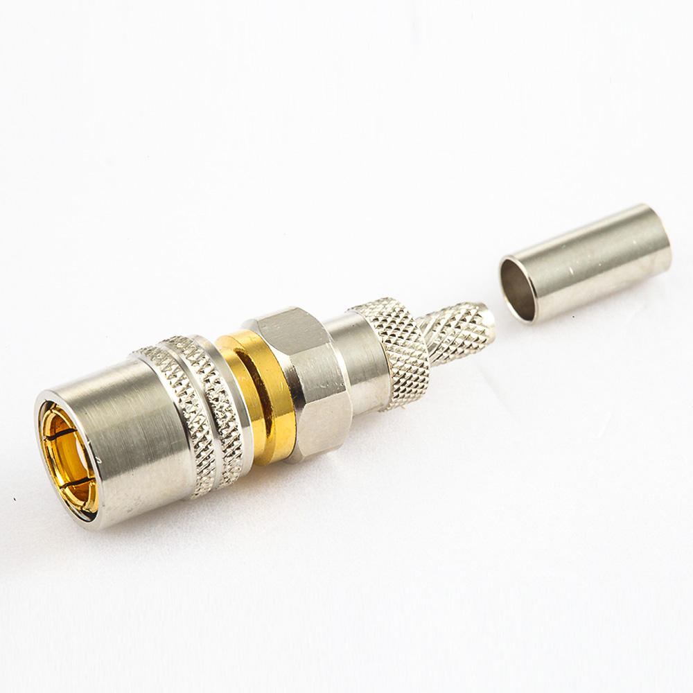Elecbee SMZ (BT43) Connector Female Straight Cable Crimp SYV75-2-1 Cable