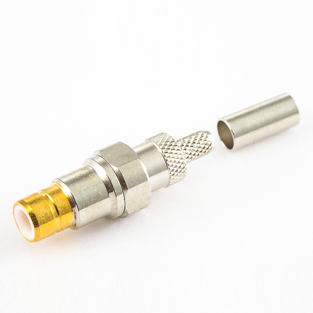 Elecbee SMZ (BT43) Connector Plug Straight Crimp SYV75-2-2 Cable