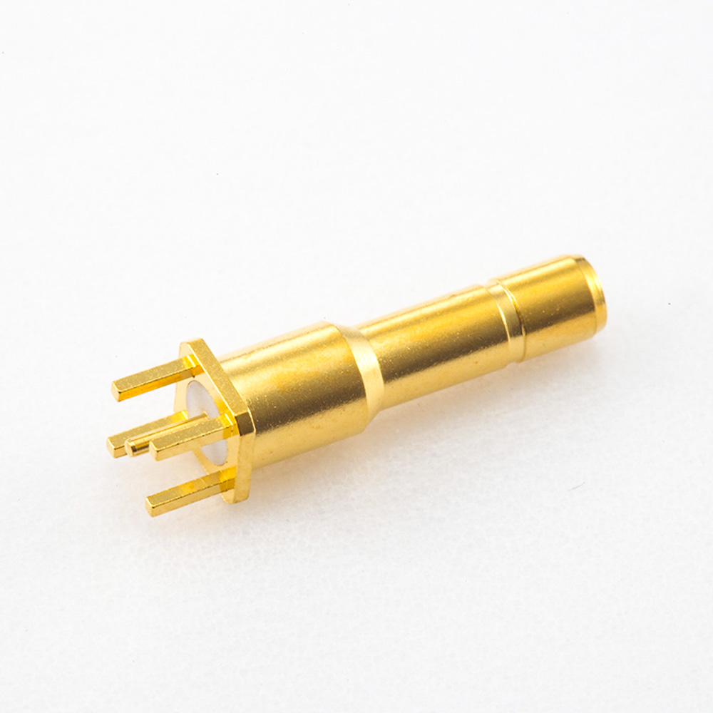 Elecbee PCB Mount Through Hole SSMB Connector Solder Male Straight 50 Ω