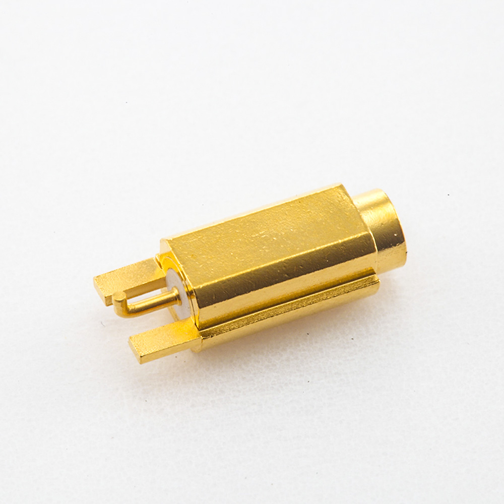 Elecbee Solder PCB Mount SSMB Connector Female Straight Offset Type 50 Ω