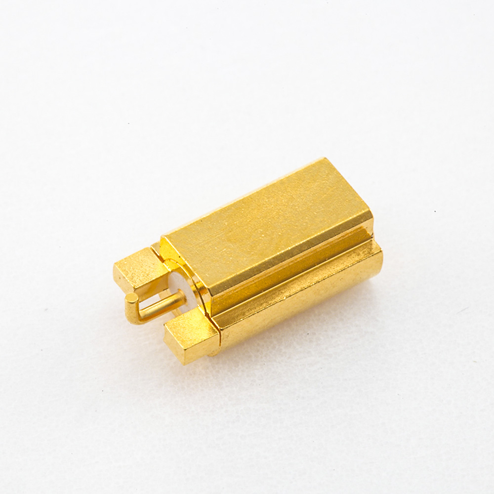 Elecbee PCB Mount SSMB Connector Female Straight Solder Offset Type 50 Ω