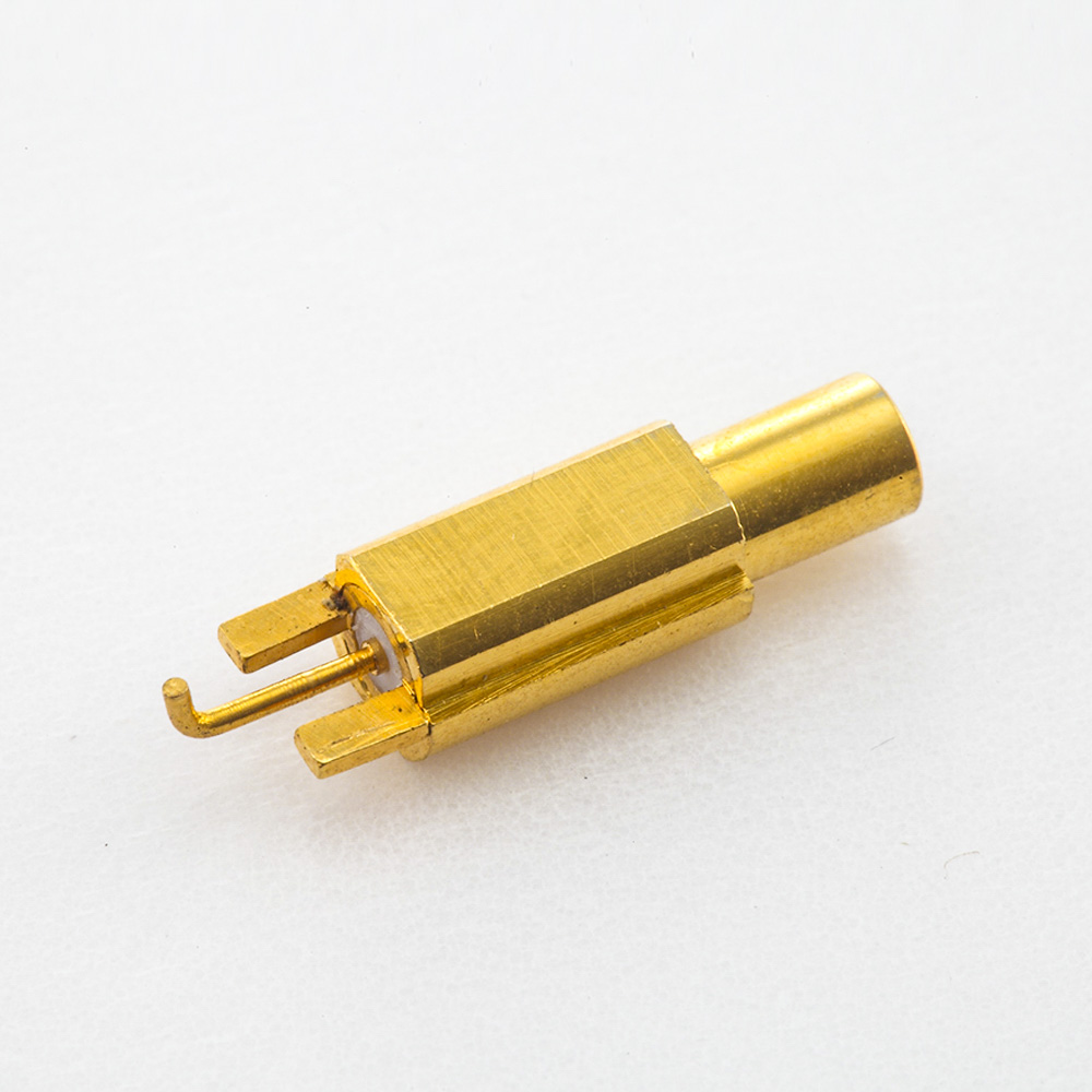 Elecbee Male SSMB Connector Plug Straight PCB Mount Offset Type