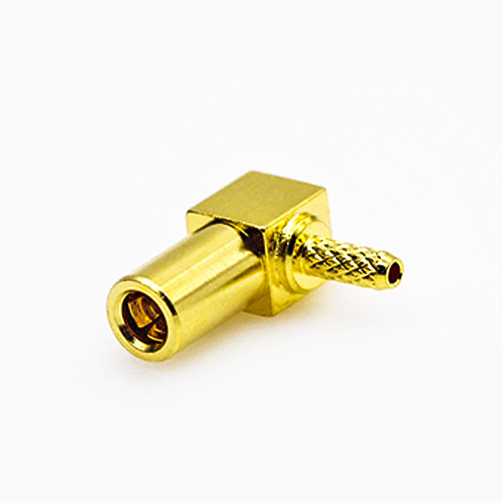 Elecbee SSMB Connectors Female Right Angle Cable RG179 Crimp Type