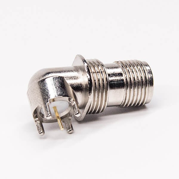 Elecbee TNC Angle Connector Female Bulkhead for PCB Mount
