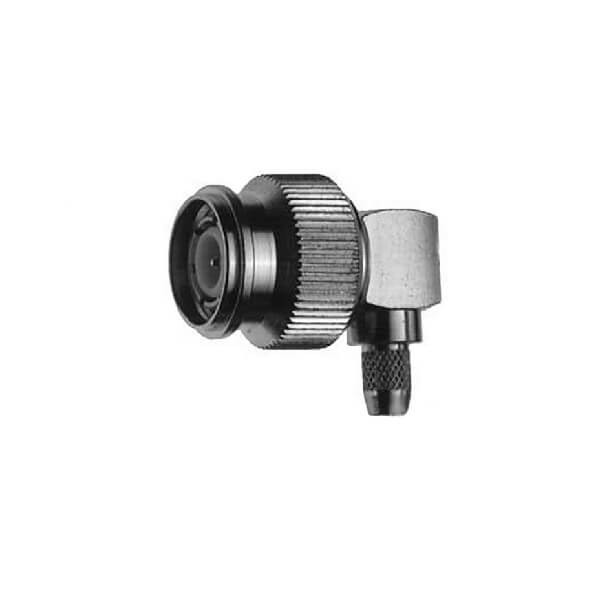 Elecbee 20pcs TNC Connector Crimp Male Right Angle 50Ω Cable Mount Termination for RG142 B/U