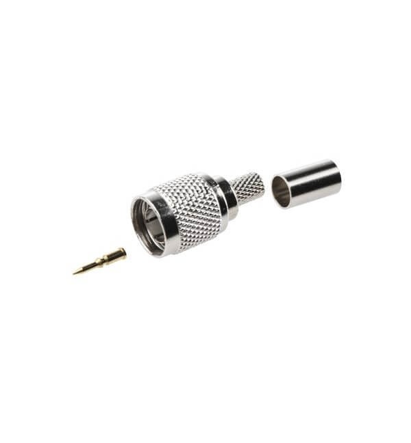 Elecbee 20pcs TNC Connector for RG140/U Male Straight 75Ω Cable Mount
