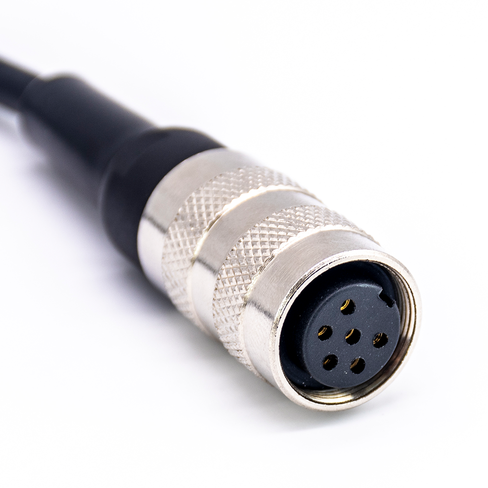 Elecbee M16 19 Pins Straight Male to Female Connector with 1.5M Cable