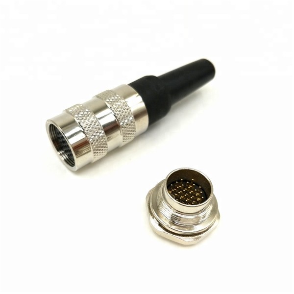 Elecbee 10pcs M16 24Pin Plug and Socket Waterproof Male Female Aviation Connector
