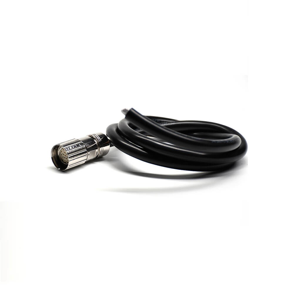 Elecbee m623 17 pin connector Female Straight Single Ended Cable Solder Type for Cable