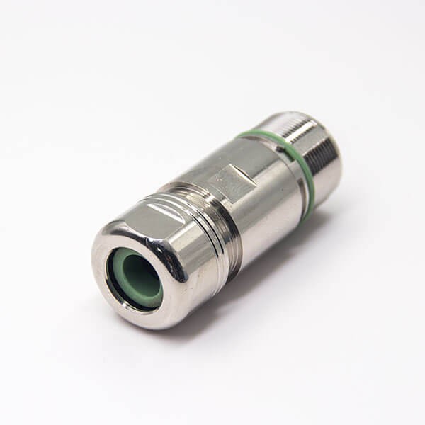 Elecbee M23 Connector 17 Pin Zinc Alloy Shell Female Straight Waterproof Solder Shield