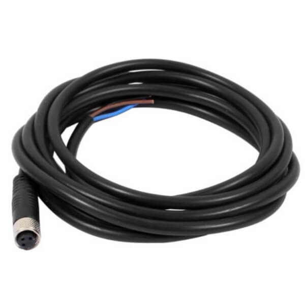 Elecbee 10pcs M8 Cables 3 Cores M8 Jack Connector With 1M 24AWG Wire