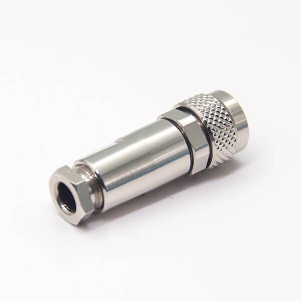 Elecbee M9 Connector Metal Straight Female 7pin Wireable Waterproof Shield Connector Solder Contacts