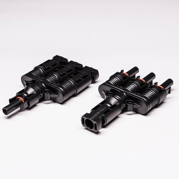 Elecbee PV Branch Connectors Waterproof Ip67 One pair 1 to 3 Solar Panel Connector