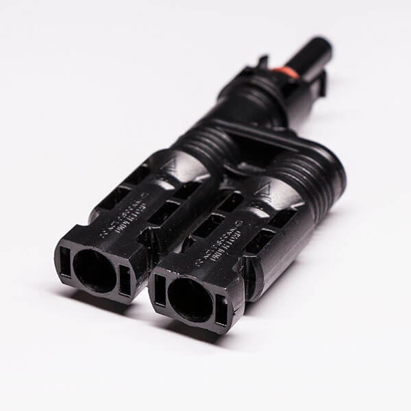 Elecbee 20pcs PV Solar Branch Connector T Type 1 Male to 2 Female Connector