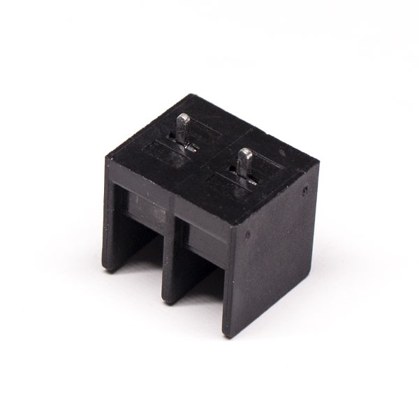 Elecbee 2 pin PCB Terminal Block Stright Through Hole Black Connector