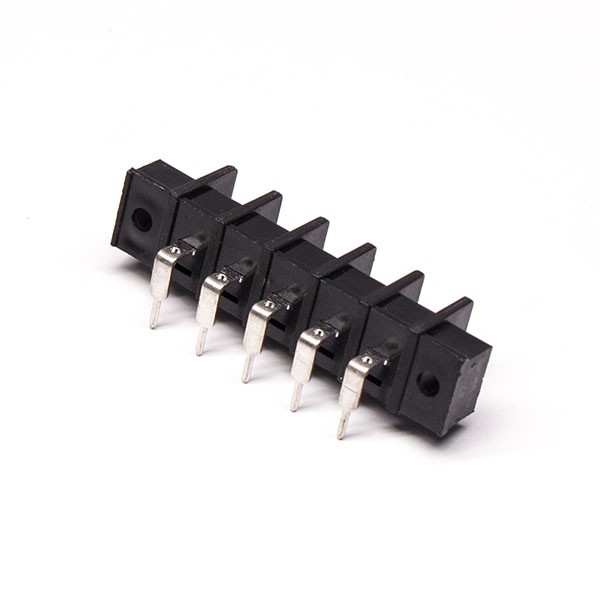 Elecbee Screw Terminal Barrier Strip 90 Degree PCB Mount 2 holes Barrier Terminal