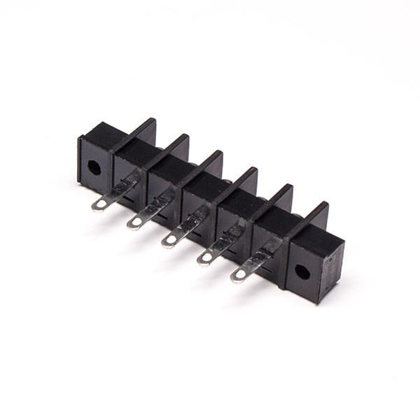 Elecbee Terminal Block Barrier Strip Cable Connector Straight Through Hole Connector for PCB