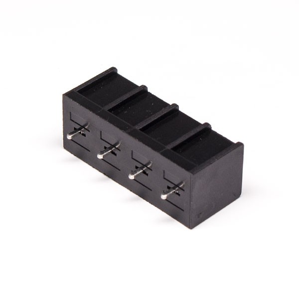 Elecbee Terminal Blocks Barrier Blocks Half Surround Black Connector for Cable