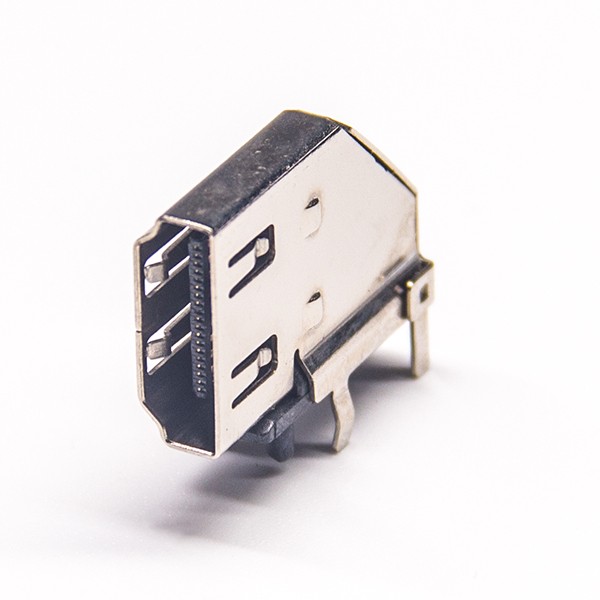 Elecbee Angled HDMI Connector Female Type for PCB Application