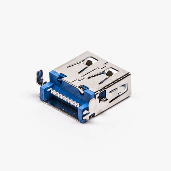 Elecbee USB 3.0 90 Degree Type A Female SMT Offset Type Through Hole 20pcs