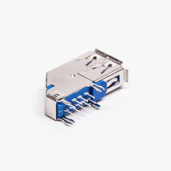 Elecbee USB 3.0 Flag Type Type A Female 90 Degree DIP for PCB Mount 20pcs
