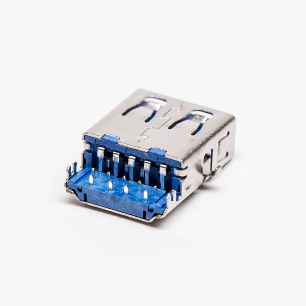 Elecbee USB 3.0 Speed Type A Connector Female 90 Degree SMT Offset Type 20pcs