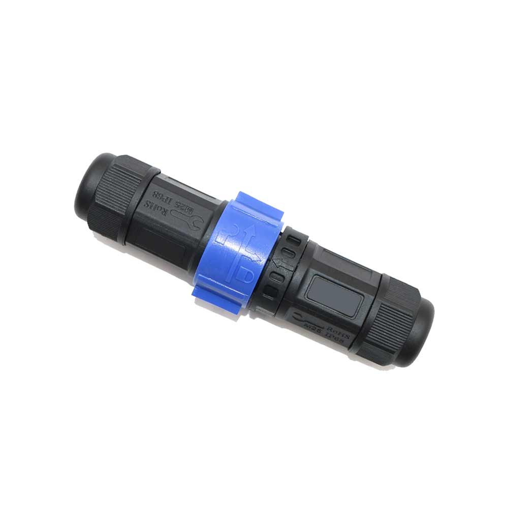 Elecbee M25 Bayonet Waterproof Connector 2-Core Welding Wiring Motorcycle Lithium Battery Charging Connector
