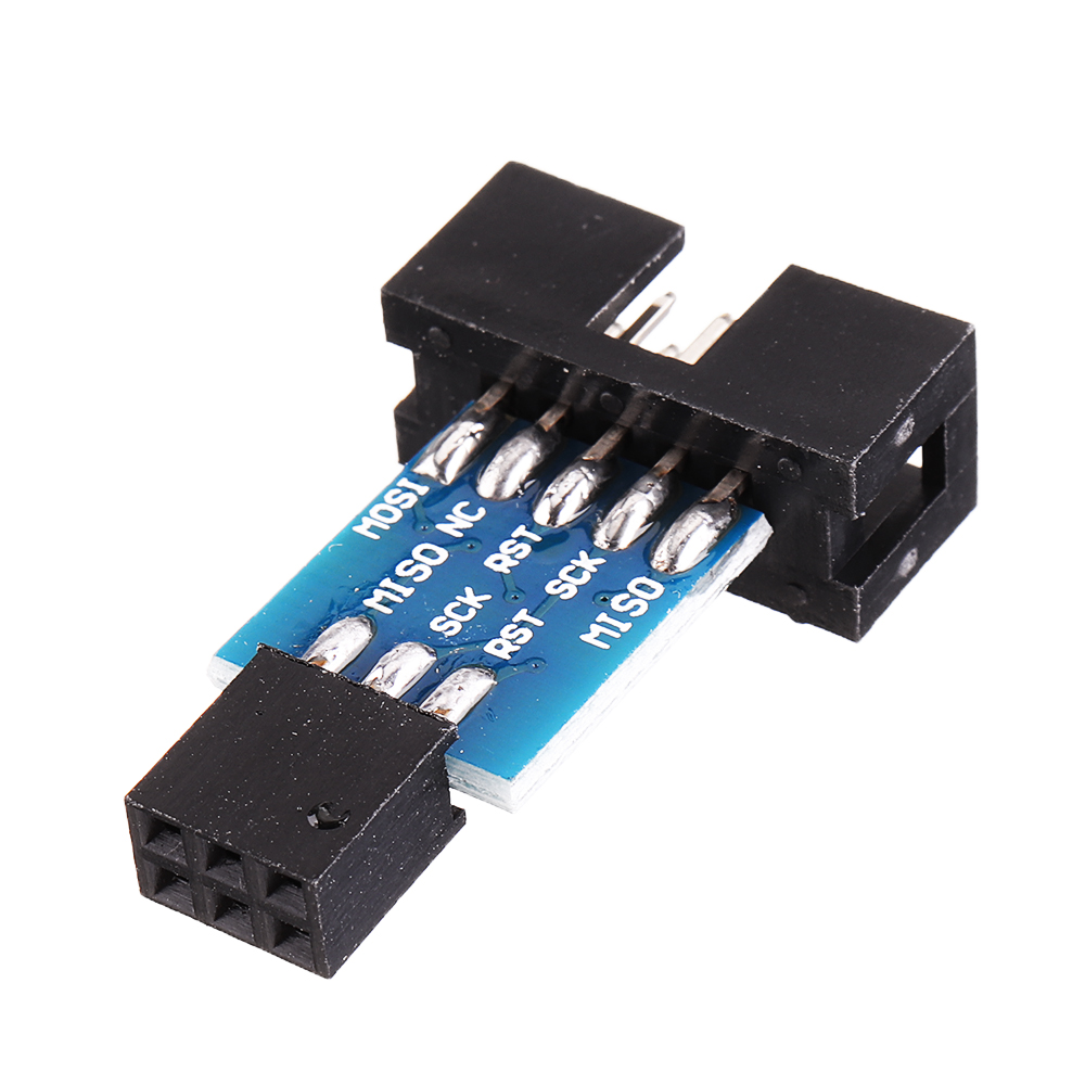 30pcs-10-Pin-to-6-Pin-Adapter-Board-Converter-Module-For-AVRISP-MKII-USBASP-STK500-Geekcreit-for-Ard-1635203