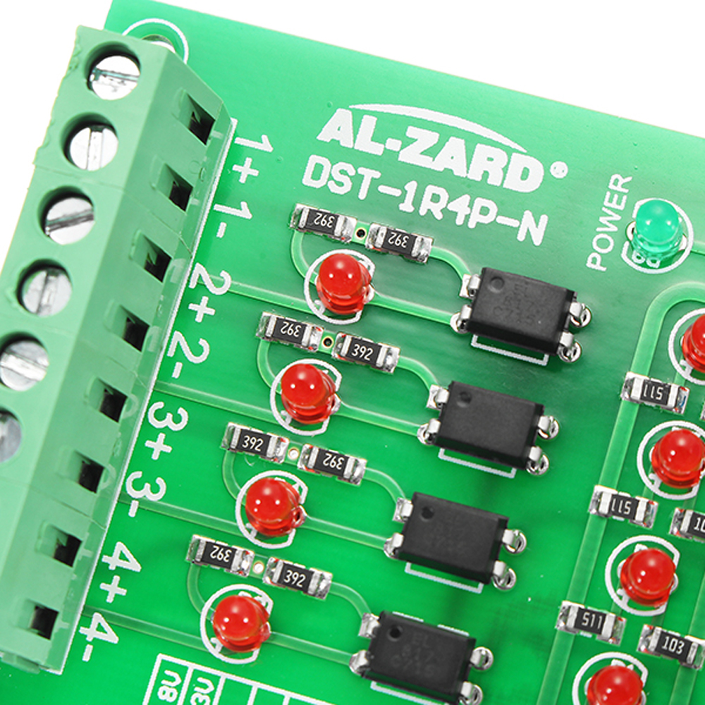 5Pcs-24V-To-5V-4-Channel-Optocoupler-Isolation-Board-Isolated-Module-PLC-Signal-Level-Voltage-Conver-1316235