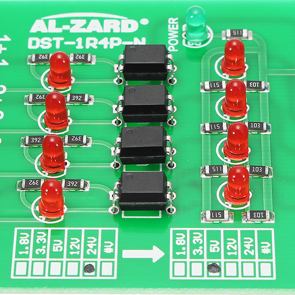 5Pcs-24V-To-5V-4-Channel-Optocoupler-Isolation-Board-Isolated-Module-PLC-Signal-Level-Voltage-Conver-1316235