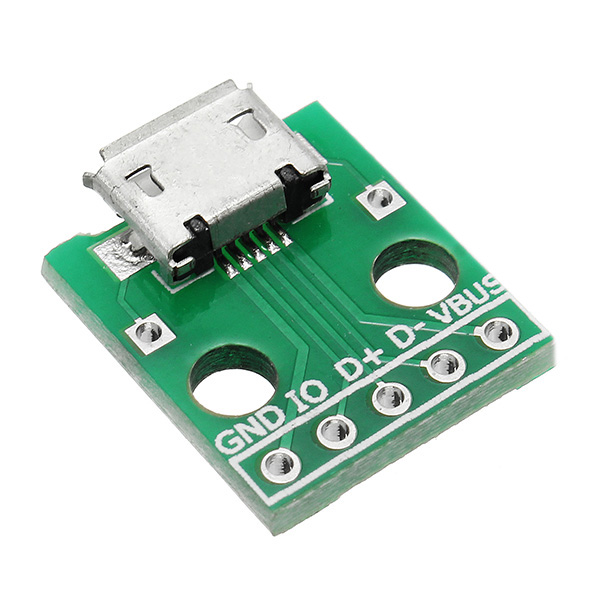 Micro-USB-To-Dip-Female-Socket-B-Type-Microphone-5P-Patch-To-Dip-With-Soldering-Adapter-Board-1165545