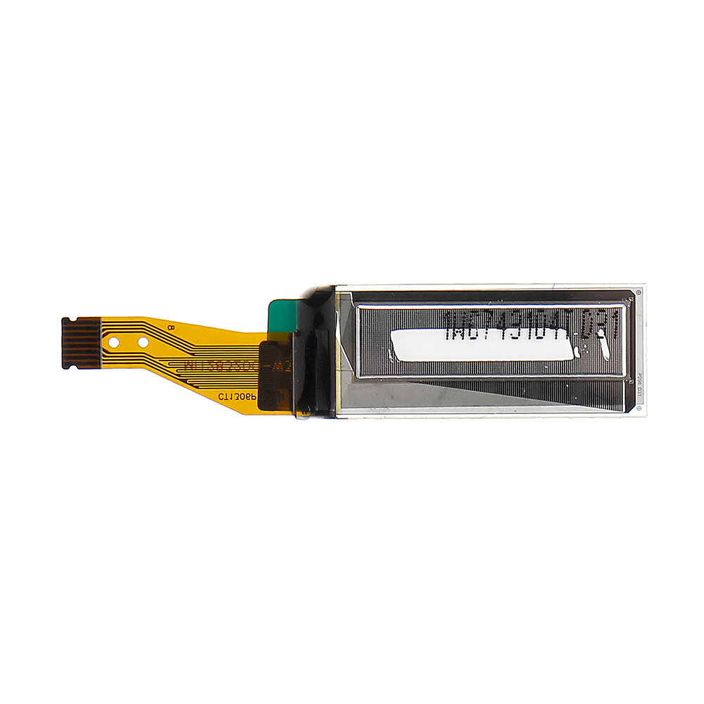 Elecbee 0.91 Inch OLED Screen 128X32 Dot Matrix OLED Display 8Pin Plug-in White Light Bare Board