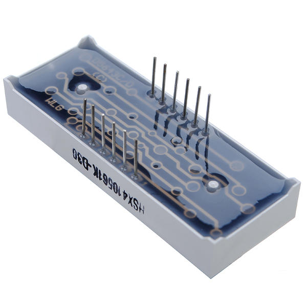 Elecbee 1 Pcs 7-Segment 4 Digit Super Red LED Display Common Anode Time
