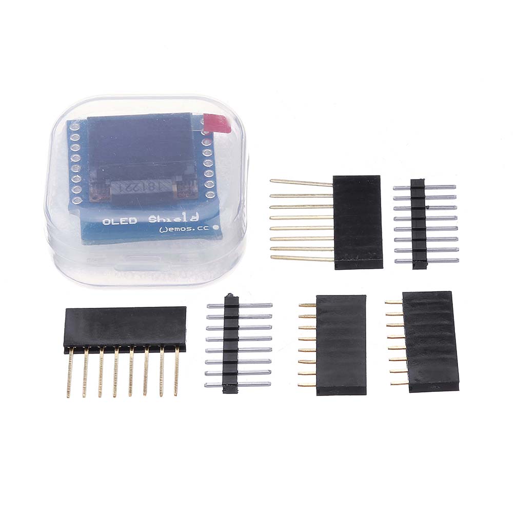 3Pcs-066-Inch-OLED-Shield-For-WeMos-D1-Mini-64X48-IIC-I2C-1152437