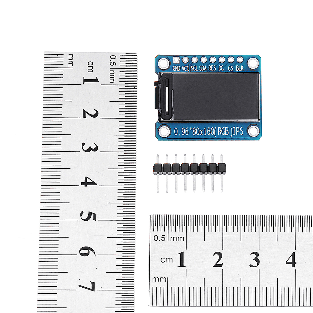 Geekcreit-096-Inch-7Pin-HD-Color-IPS-Screen-TFT-LCD-Display-SPI-ST7735-Module-1370911