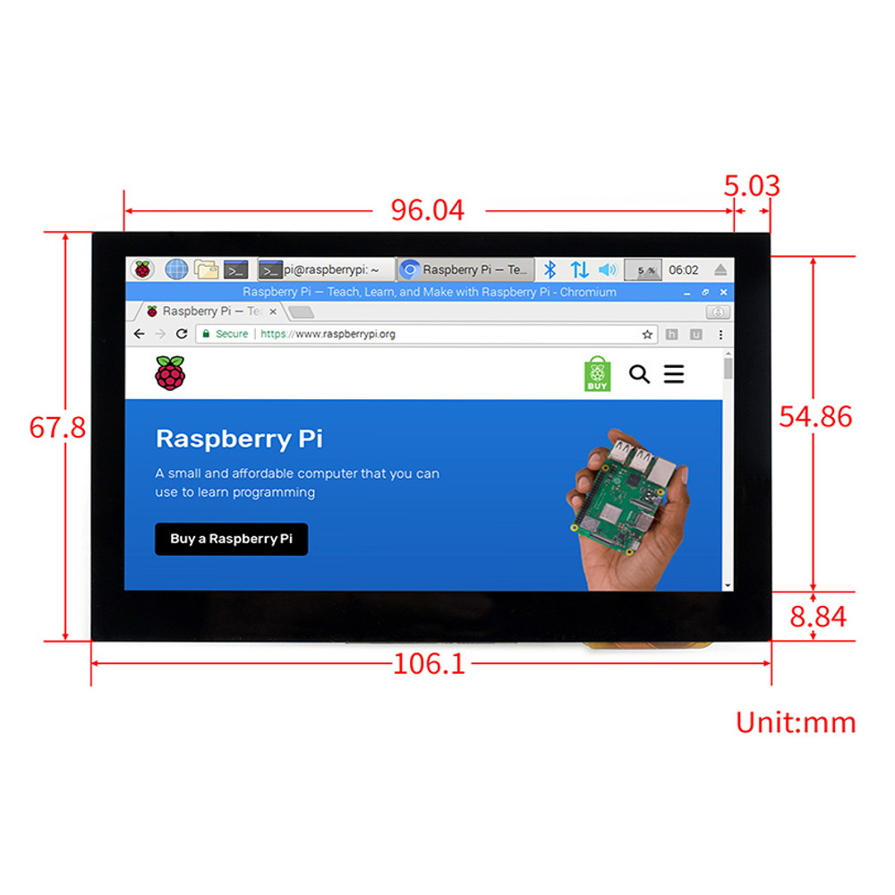 Waresharereg-43-Inch-IPS-HDMI-Display-Capacitive-Touch-Screen-Support-for-NVIDIA-Jetson-Nano-Raspber-1526353