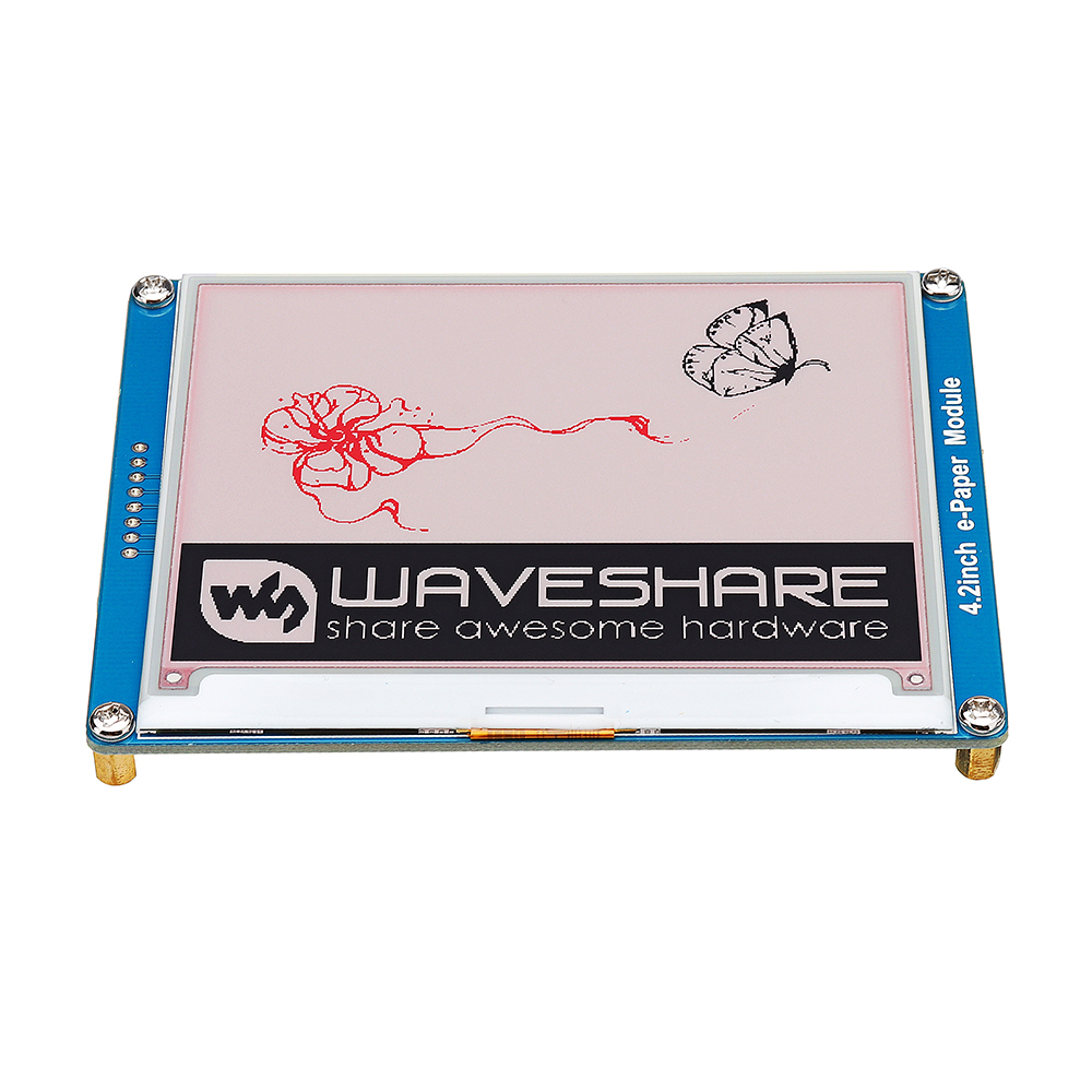 Waveshare-42-Inch-E-ink-Screen-Display-e-Paper-Module-SPI-Interface-RedBlackWhite-For-Raspberry-Pi-1365279