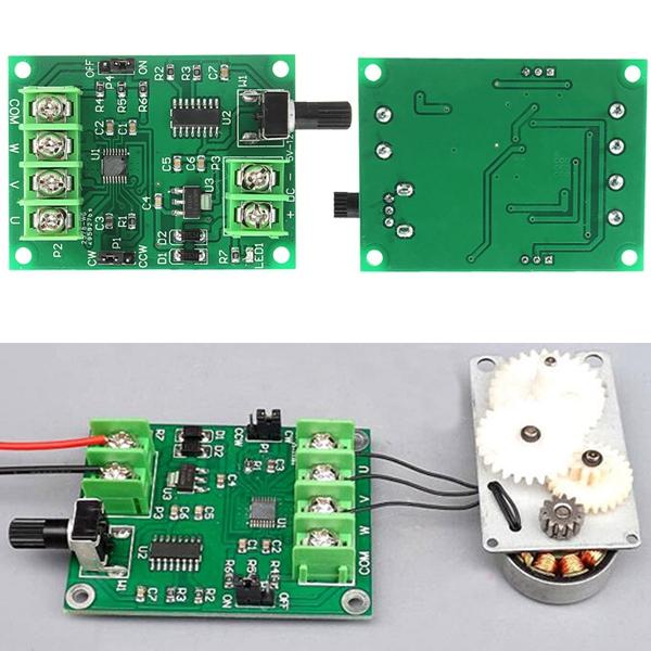 Elecbee 3pcs 5V-12V DC Brushless Motor Driver Board Controller For Hard Drive Motor 3/4 Wire