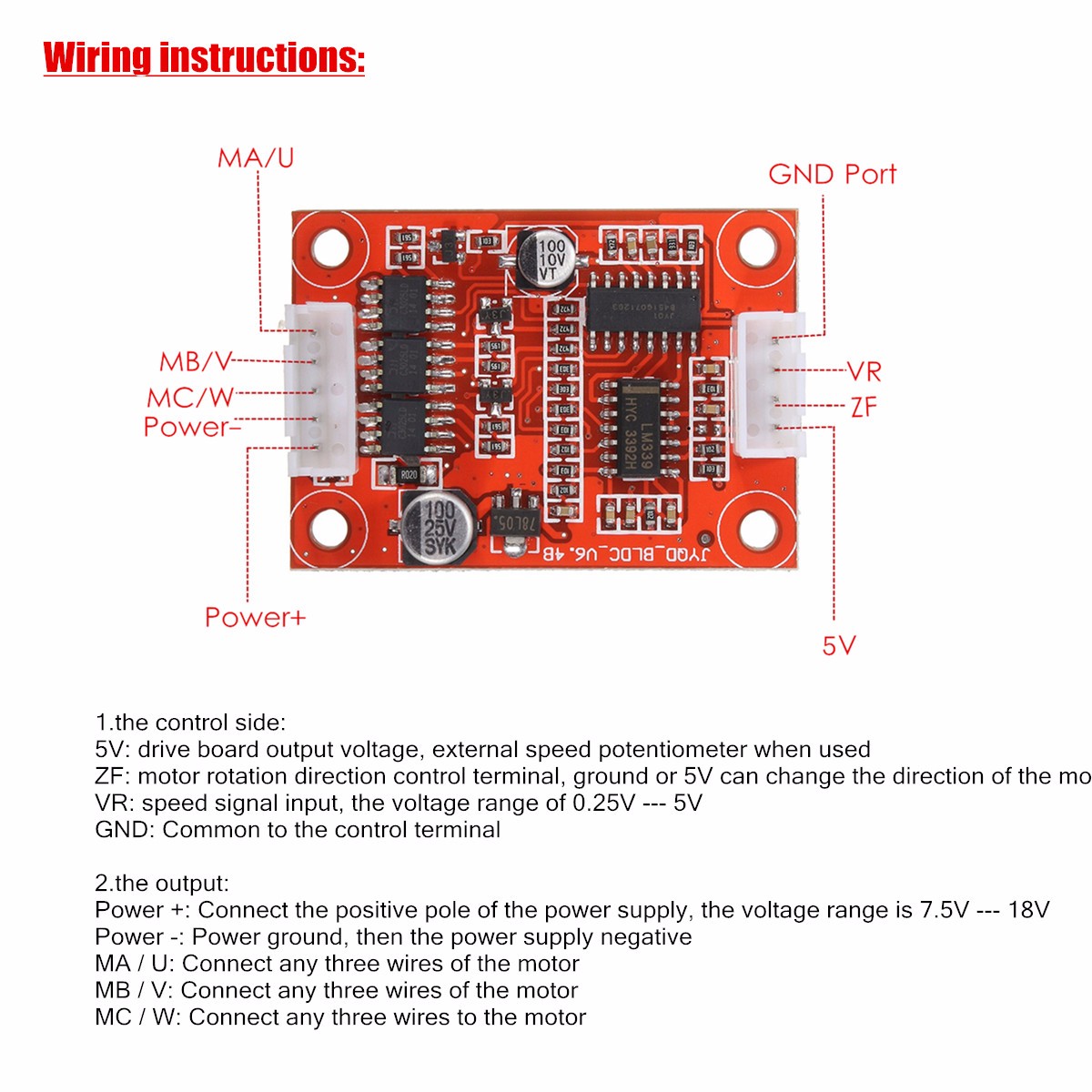 DC-12V-Brushless-Motor-Driver-Controller-Board-Kit-For-Hard-Drive-Motor--Pump-1120624