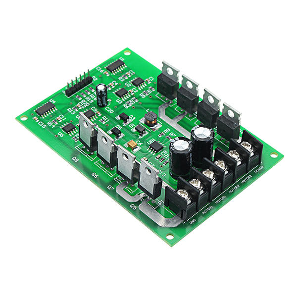 Elecbee DC 3-36V 15A Peak 30A PWM DC Dual Channel Motor Driver Board Industrial Grade High Power H Bridge Control Module