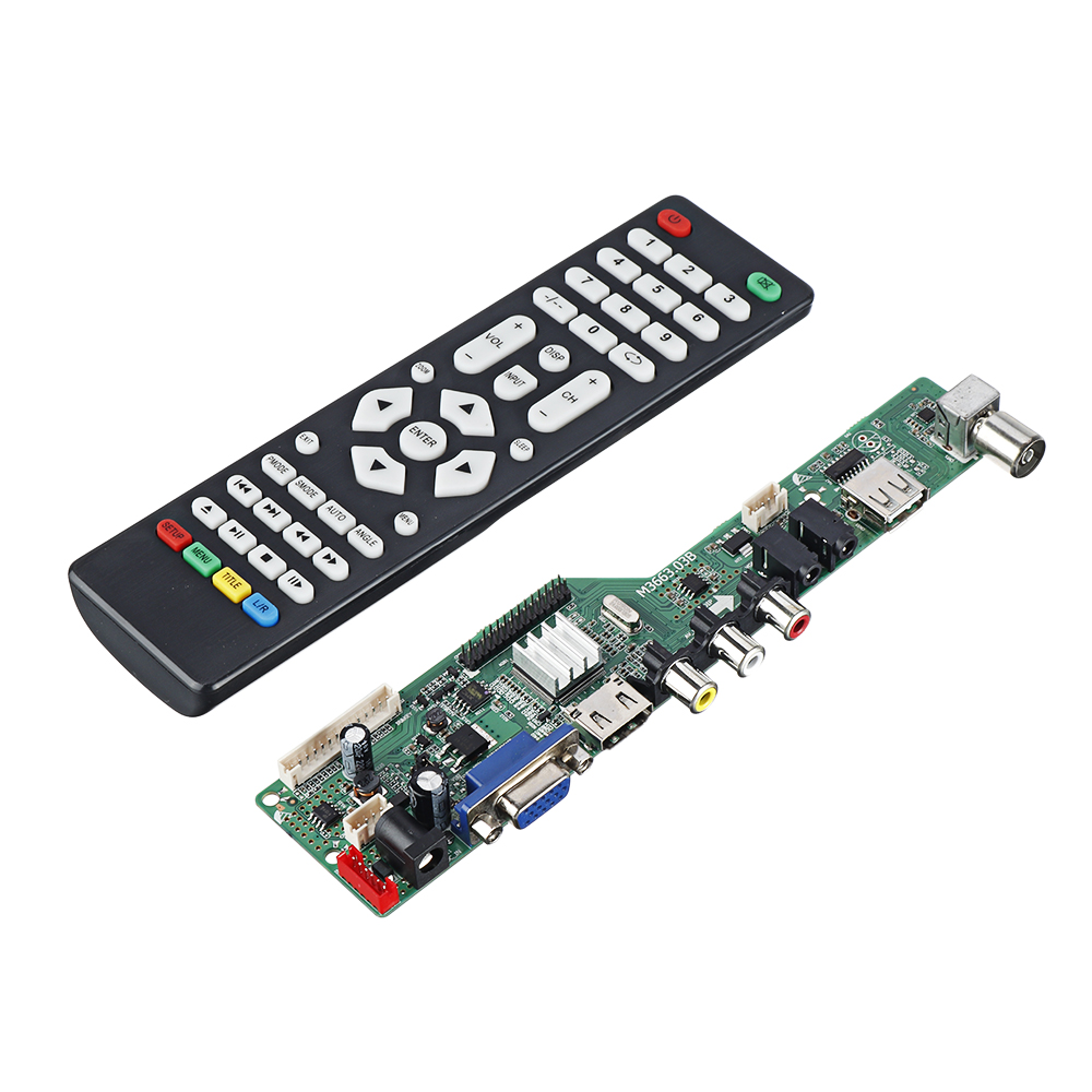Digital-Signal-M366303B-DVB-T2-Universal-LCD-TV-Controller-Driver-Board-TVPCVGAHDMIUSB-with-Remote-C-1760165