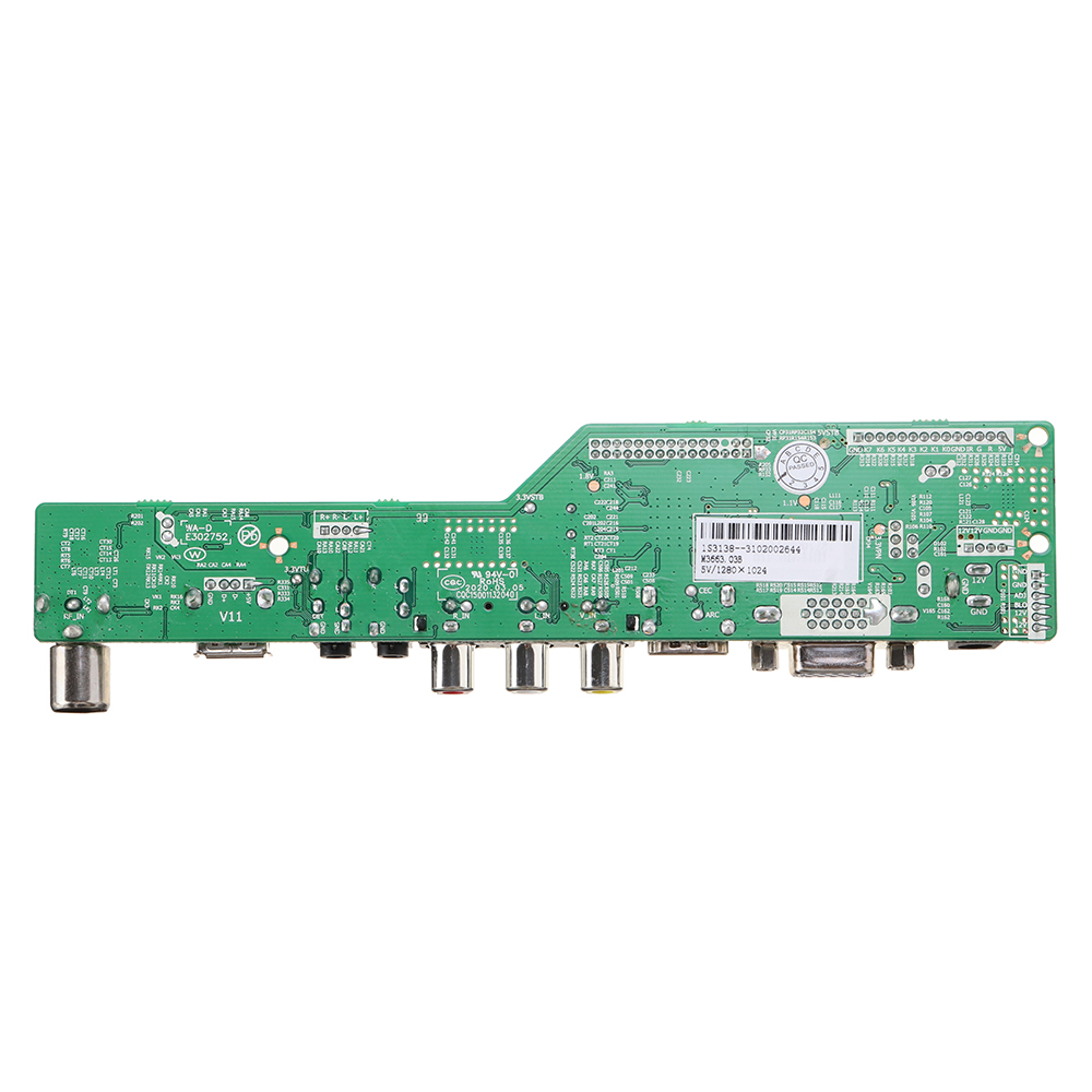 Digital-Signal-M366303B-DVB-T2-Universal-LCD-TV-Controller-Driver-Board-TVPCVGAHDMIUSB7-Key-Button1c-1760134