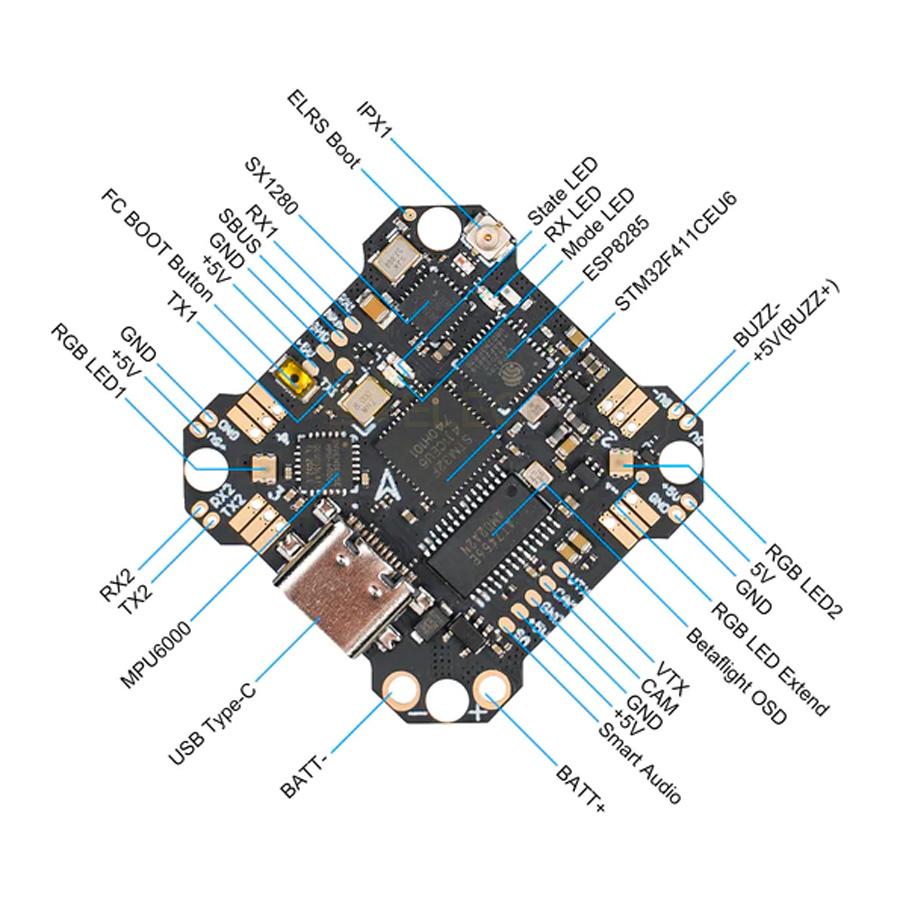 betafpv f4 1s aio brushless flight controller