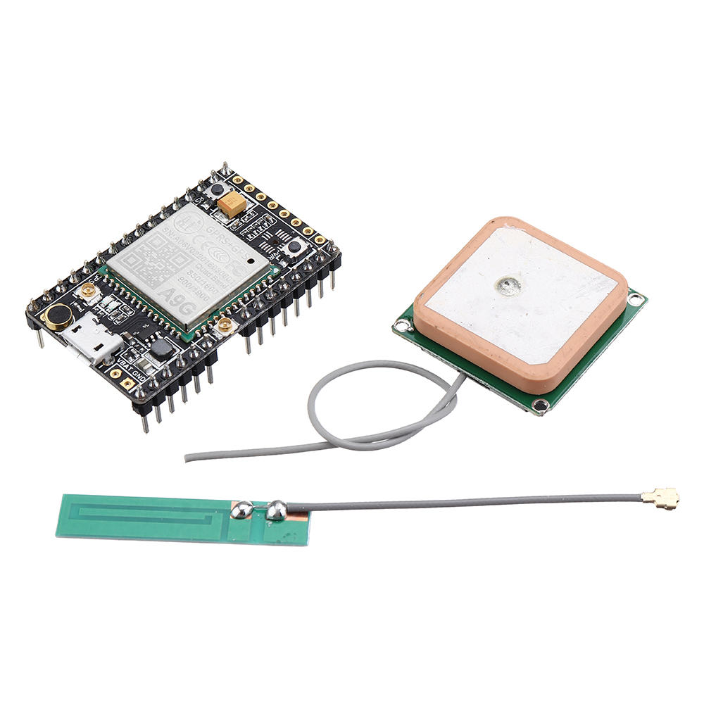 Elecbee A9G Development Board with GPRS GPS Module – Quad-Band GSM/GPRS, GPS/BDS Positioning, Low Sleep Current &lt;2mA for IoT Applications