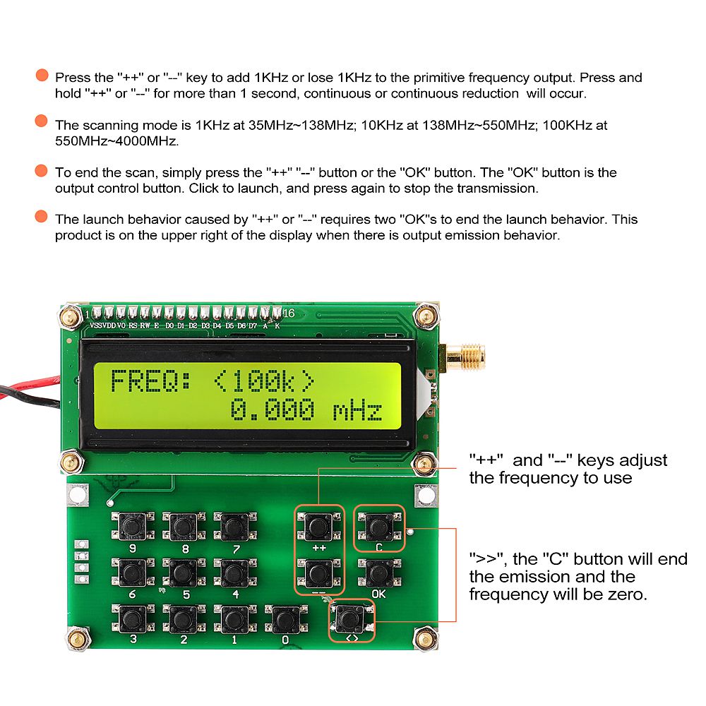ADF4351-Signal-Source-VFO-Variable-Frequency-Oscillator-Signal-Generator-35MHz-to-4000MHz-Digital-LC-1635306