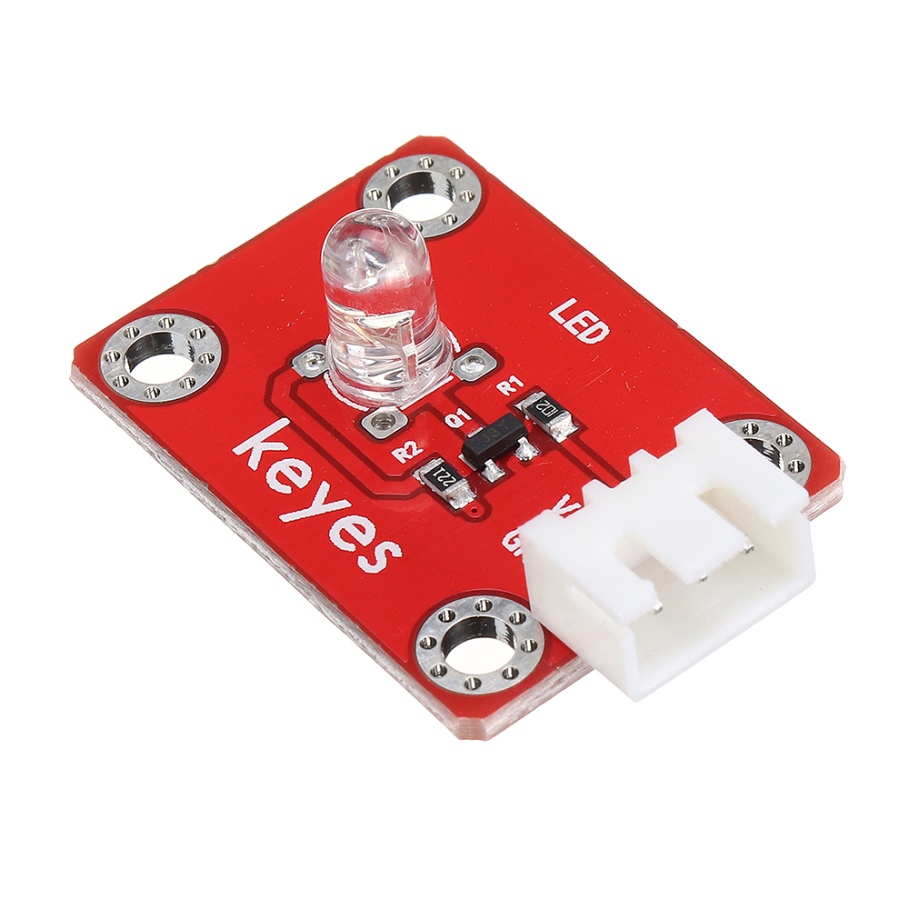 Keyes-Brick-LED-White-Light-Module-Pad-hole-Anti-reverse-Plug-White-Terminal-Digital-Signal-1731600